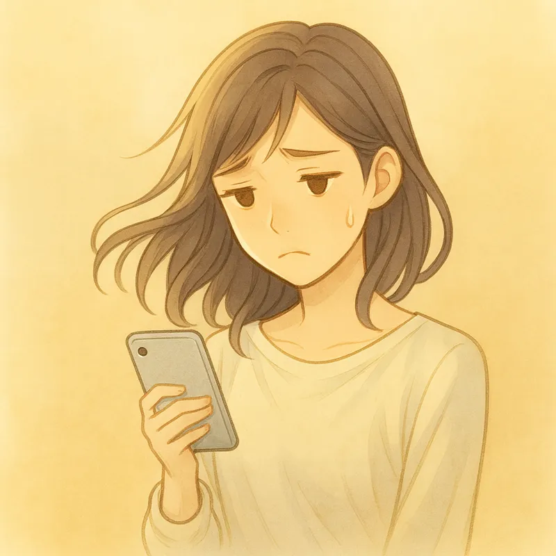 彼氏が音信不通でいつまで待つべきか分からない女性